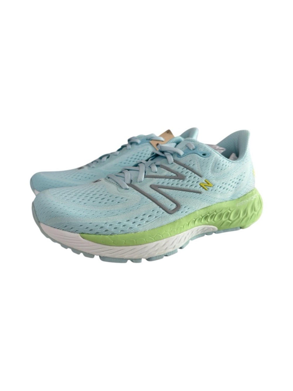 New Balance Light Blue and Lime Women's Running Shoes